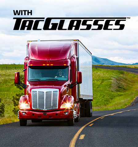 Car headlights with Tac Glasses