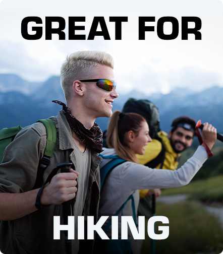 Tac Glasses are great for hiking